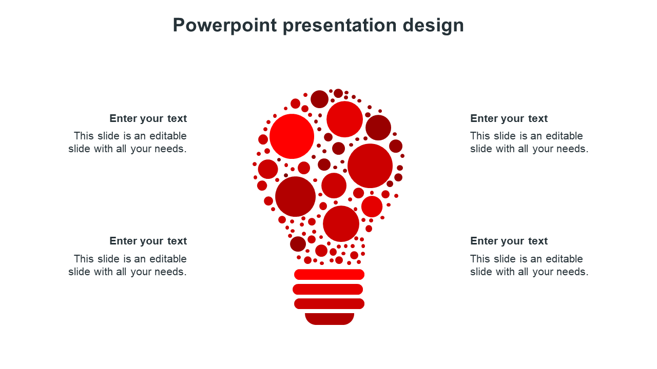 powerpoint presentation design-red